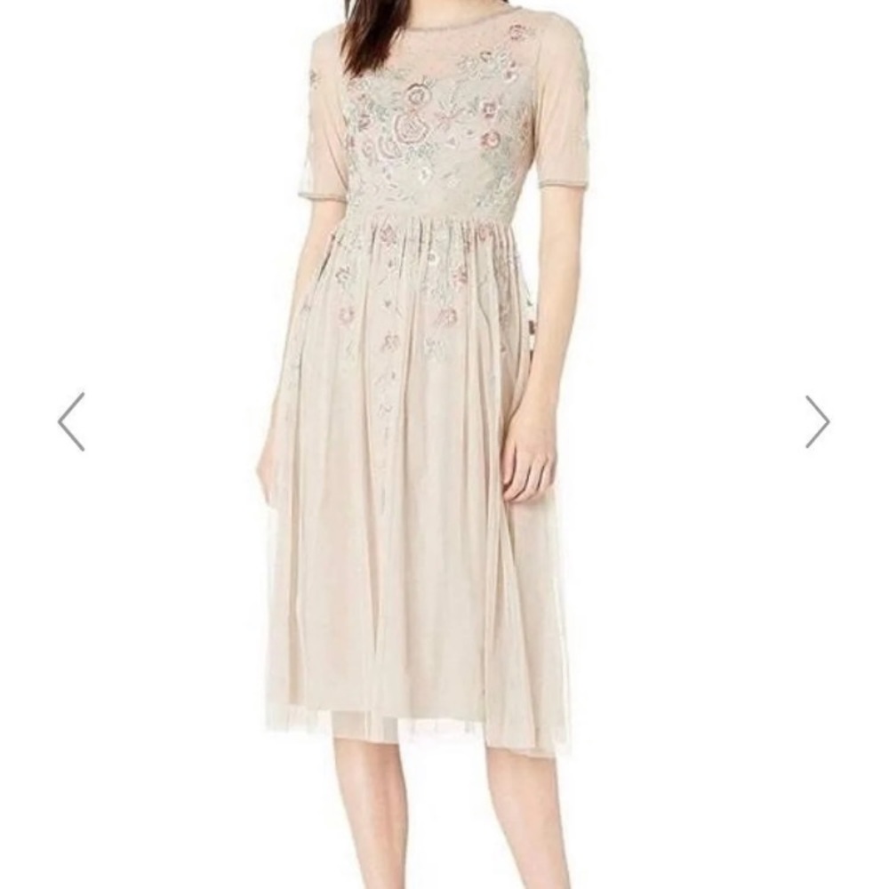 Adrianna pappell beaded dress